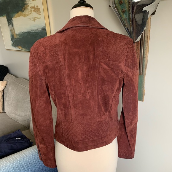 Suede Ox Blood Jacket - Picture 6 of 6